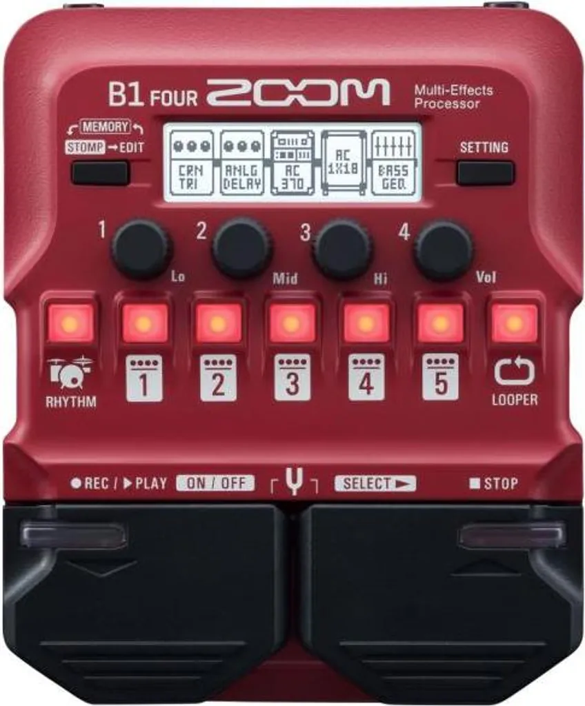 Multi-Effets Basse Zoom B1 FOUR : Processeur de Modélisation avec Secteur - 3