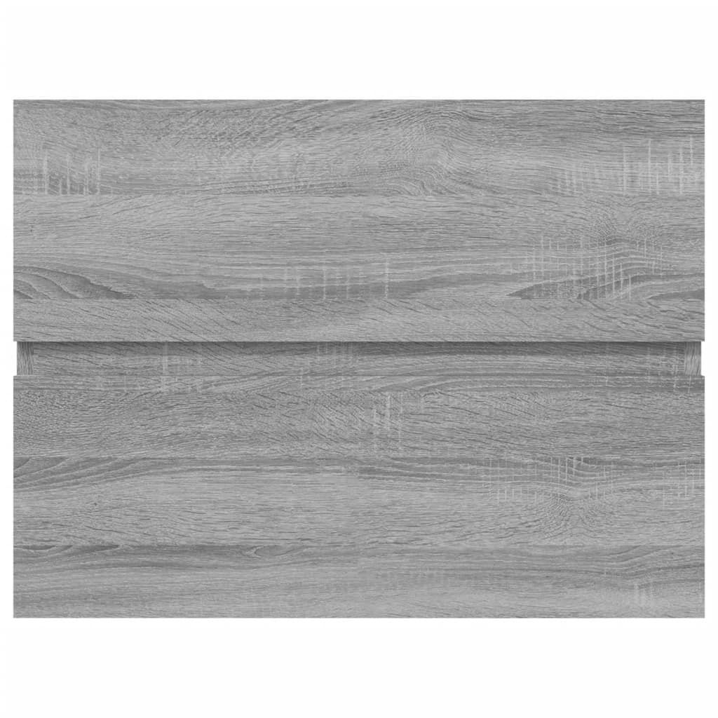 "2026 Aktion" Waschbeckenunterschrank - CLORIS - Badezimmerschrank - schlichte Design - Grau Sonoma 60x38,5x45 cm Holzwerkstoff - NeuMöbel6427390