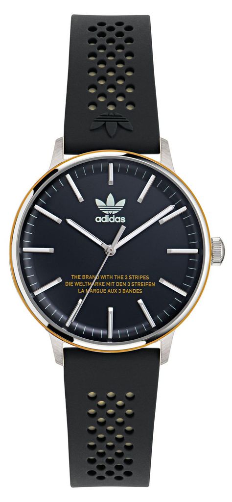Adidas Uni Uhr CODE ONE Silikon schwarz AOSY24047 Produktbild 