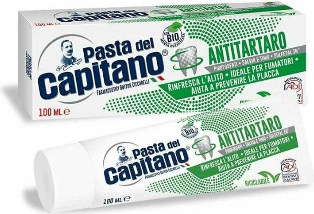 PASTA DEL CAPITANO Anti-Zahnstein-Zahnpasta 100 ml Produktbild 