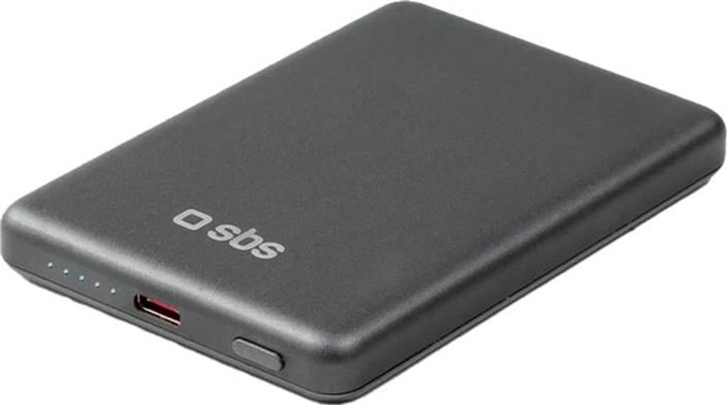 Powerbank 5000 mAh kompatibel mit MagSafe, Grau