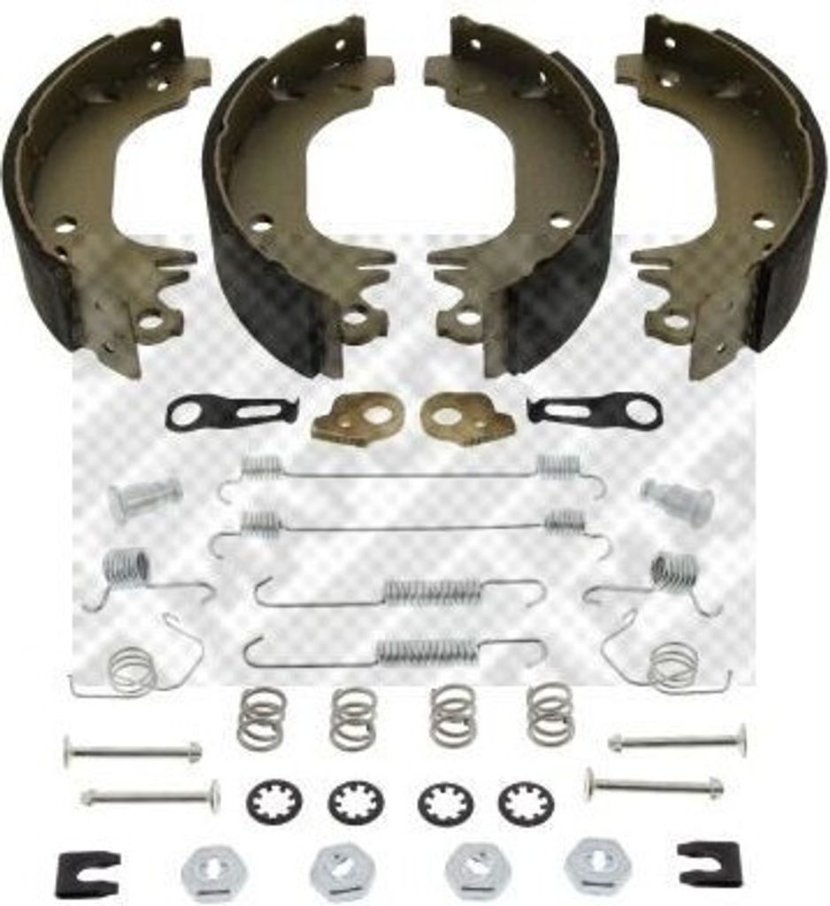 MAPCO Bremsbackensatz Trommelbremse Hinten für RENAULT SUPER 5 (B/C40) 180mm 8322/1