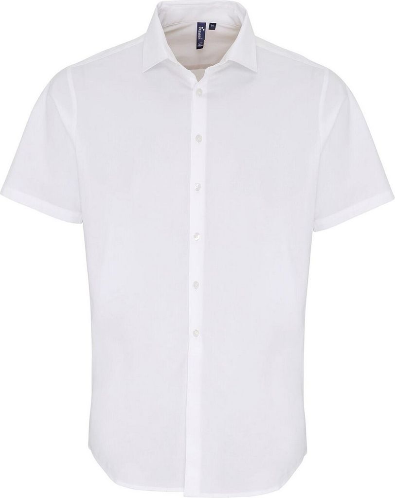 Premier - Hemd für Herren kurzärmlig PC6055 (M) (Weiß)