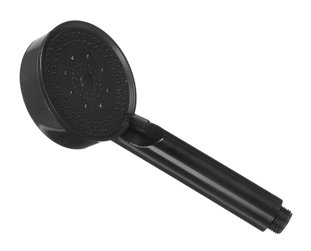 DUSCHKOPF mit 5 Funktionen Schwarz Handbrause Brause Produktbild 