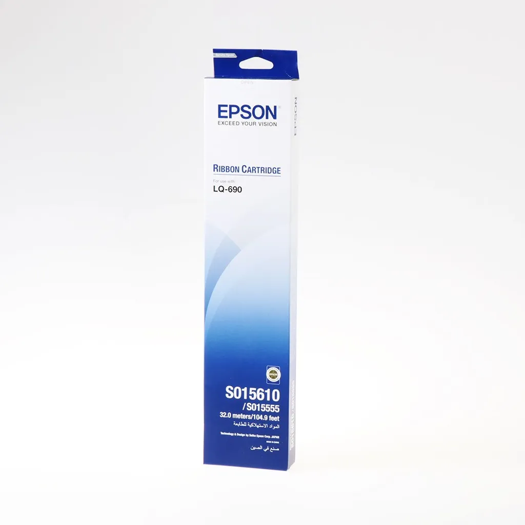 Epson C13S015610 Ruban Noir Anti-Bavure pour Impressions Durables