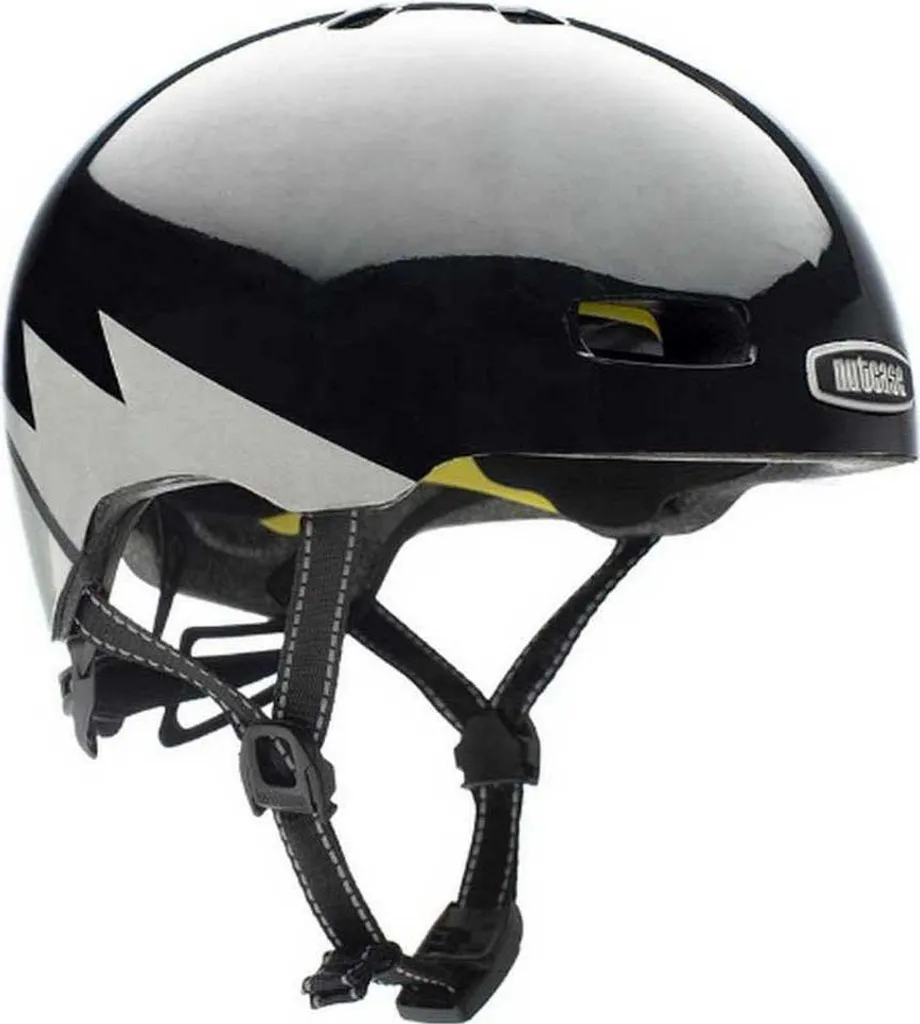 Casque de vélo Nutcase Street MIPS Gloss Reflective Darth Lightnin M