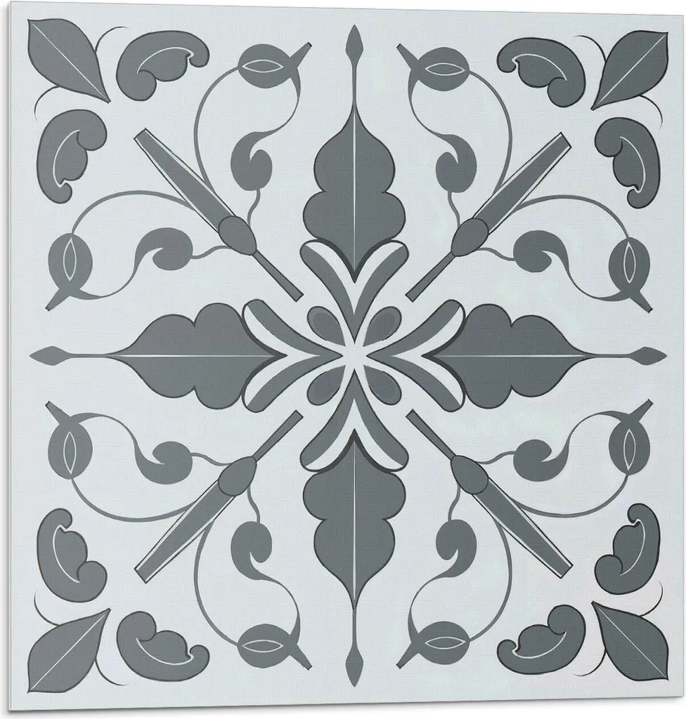 Pannelli Murali Decorativi Autoadesivi 3D - Motivo Vegetale 50x50