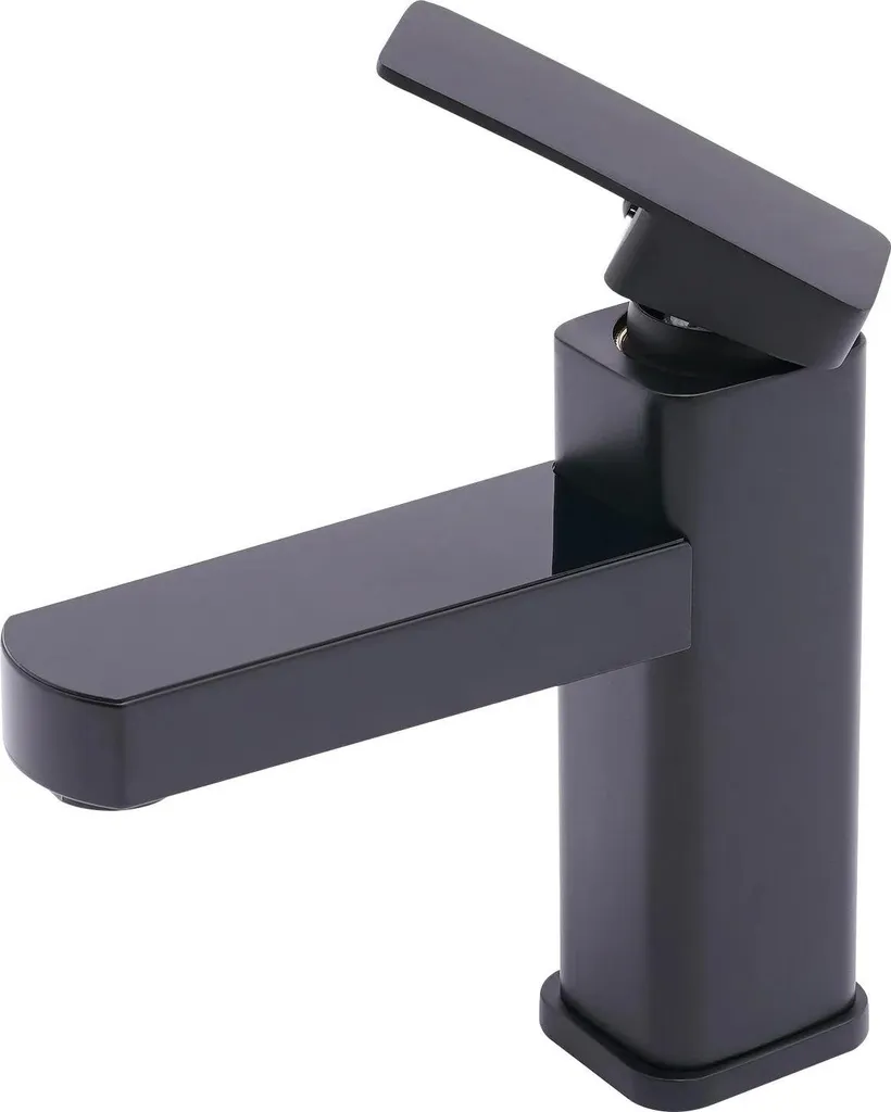 Rubinetto Nero Lavabo Facile Pulizia - Miscelatore Sicuro Tenuta Stagna