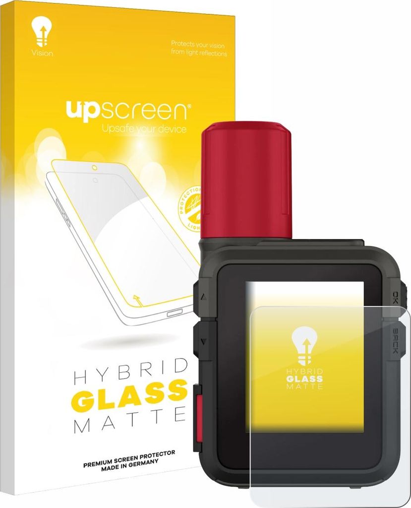 upscreen Entspiegelungs Schutzglas für Garmin inReach Mini 3 Plus Schutzfolie Panzer Folie Glas Display Schutz matt