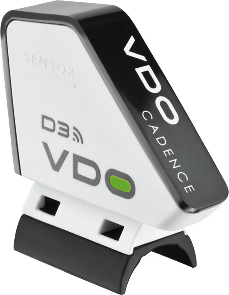 Capteur de Cadence de Pédalage VDO Noir/Blanc pour Compteur de Vélo