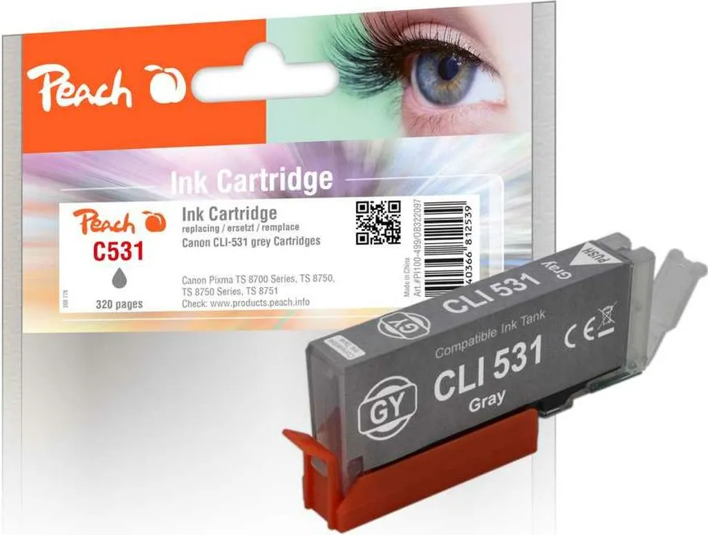 Offerta Cartuccia Canon CLI-531 Grigio 6119B001 Compatibile Pesca