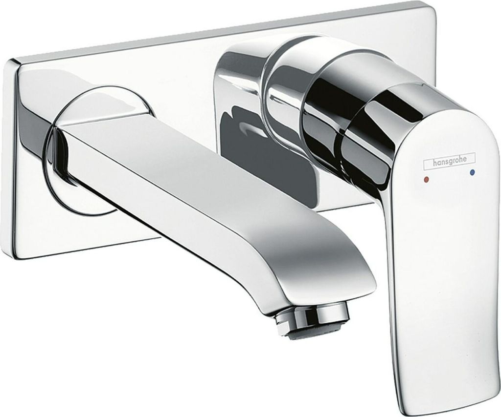 Hansgrohe Metris Waschtischmischer Unterputz LowFlow Fertigset Chrom kurzer Auslauf