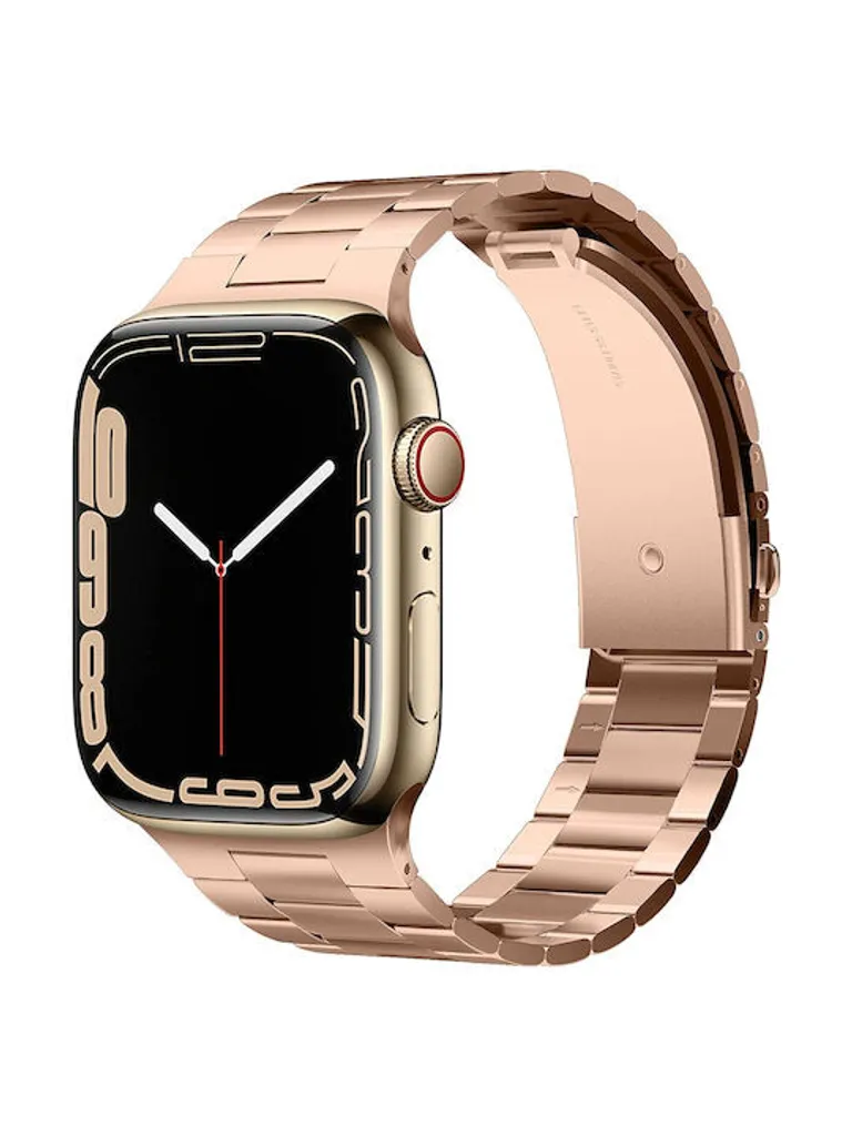Bracelet chic Rose Gold pour Apple Watch : idéal pour soirée et bureau