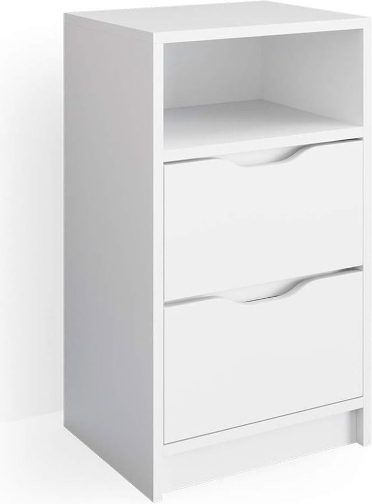 Szafka nocna Vicco Ruben Biały 38 x 66.6 cm, Model 34276 Zdjęcie produktu 