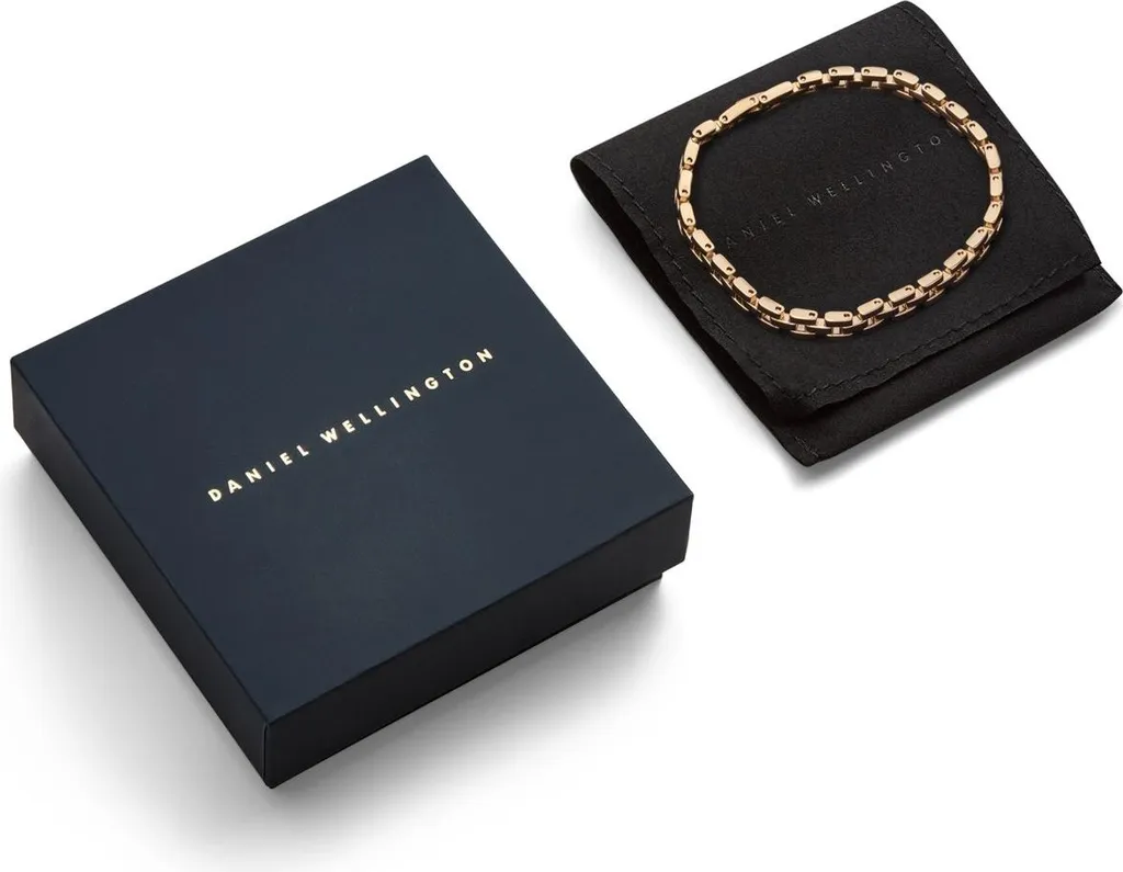 Regalo Donna: Bracciale Daniel Wellington Oro a Maglie Speciale - 5