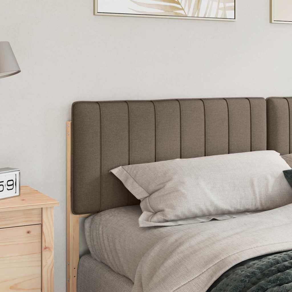 "Winter Sale" Gepolstertes Kopfteil mit Kopfteil Braun und Taupe 180cm - clorisNeu348032 - Kopfteile