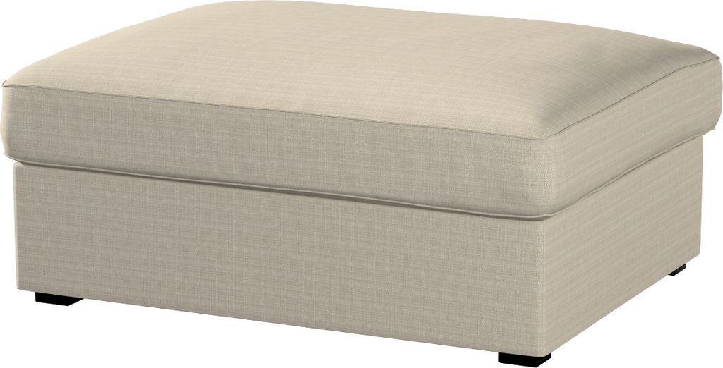 Dekoria Bezug für Kivik Hocker, beige, Bezug für Hocker Produktbild 