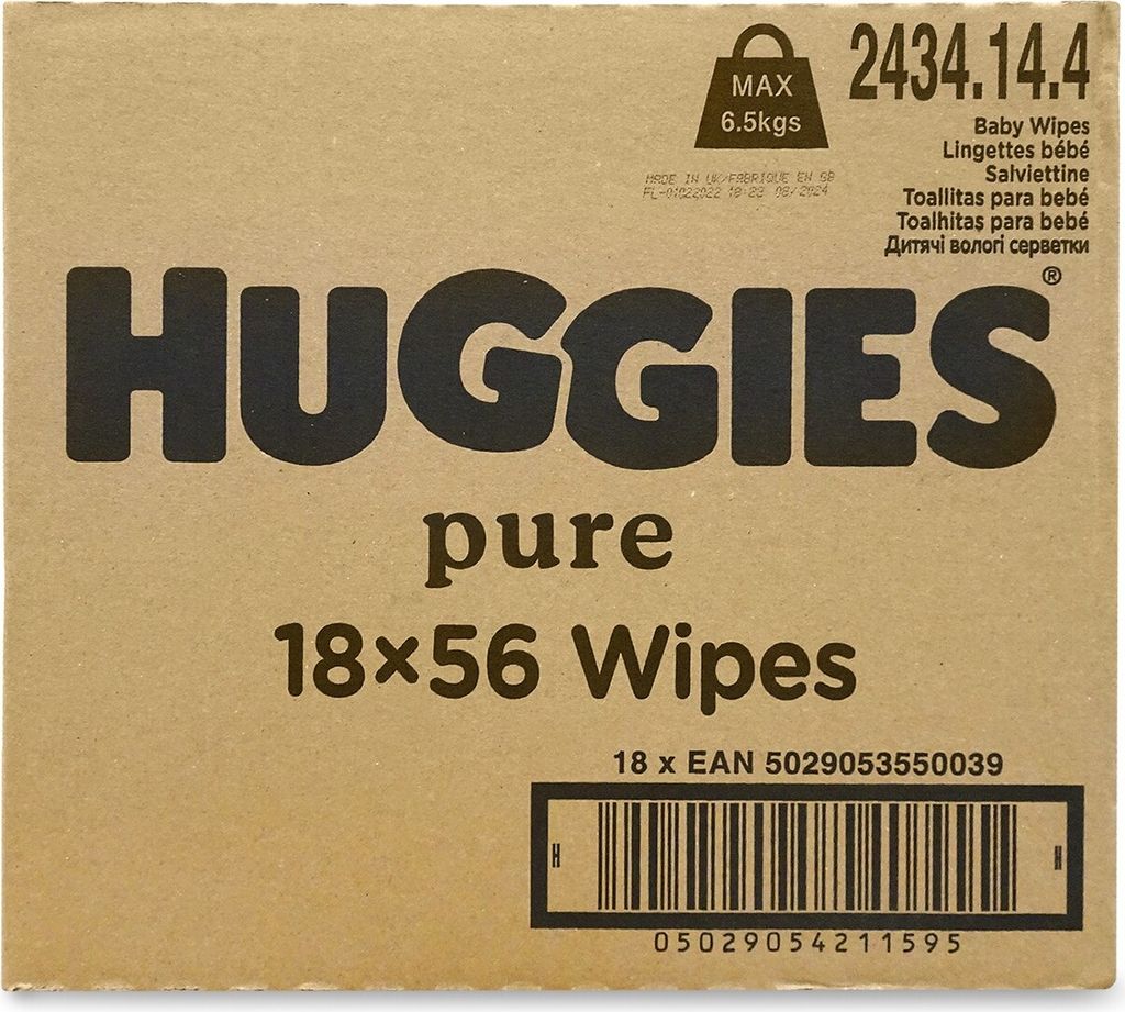 Huggies Pure Baby Wipes Bulk (18 x 56 Stück) Kaufland.de