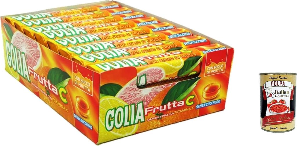 24x Golia Frutta C, Fruchtbonbons, zuckerfrei Süßigkeiten , Produktbild 