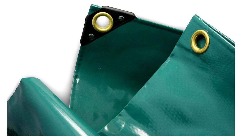5,50€/m² PVC LKW Plane Abdeckplane 1,5 x 6 m 650g/m² grün