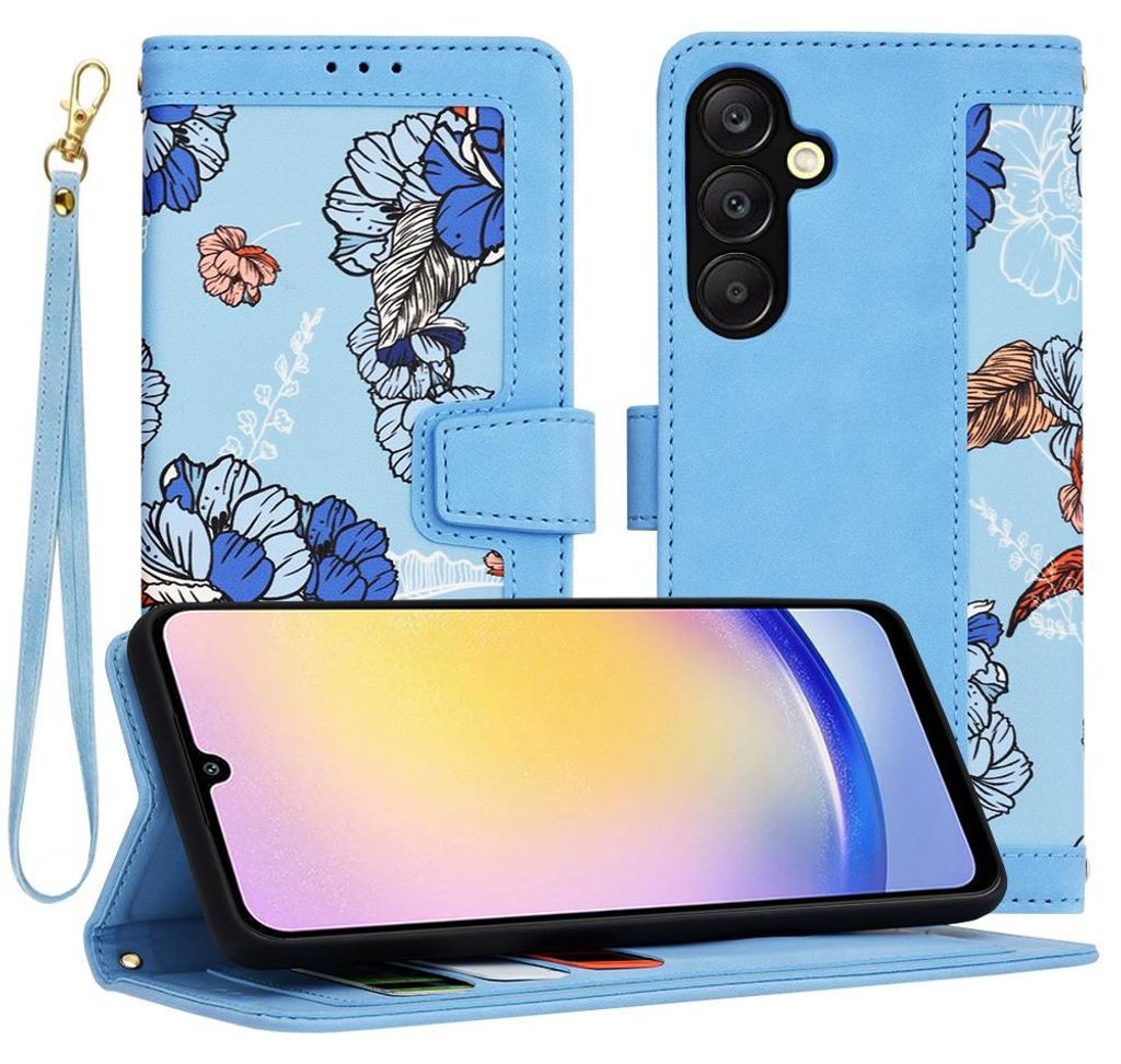 Techsuit FlipCraft Hülle für Samsung Galaxy A25 5G - Blau KP36731
