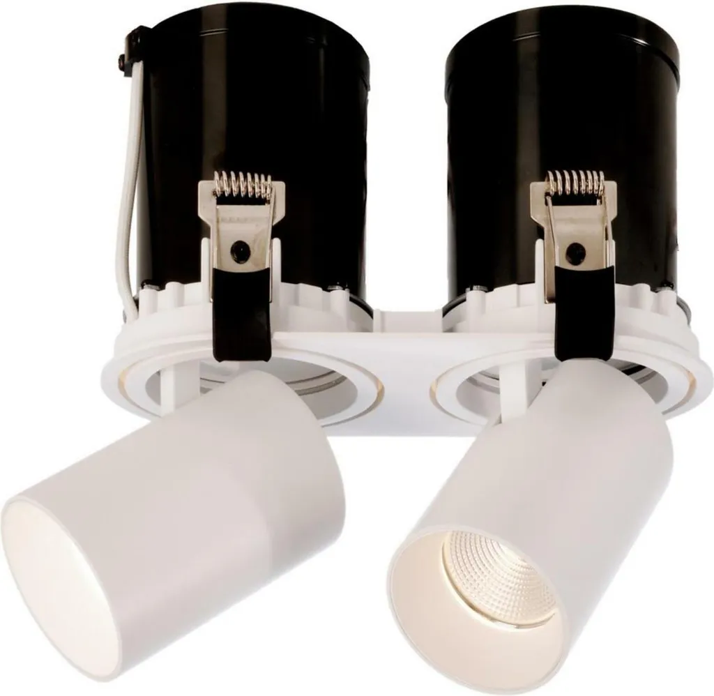 Luminaire encastré double Rigel Mini Roa : éclairage puissant 1390 lm