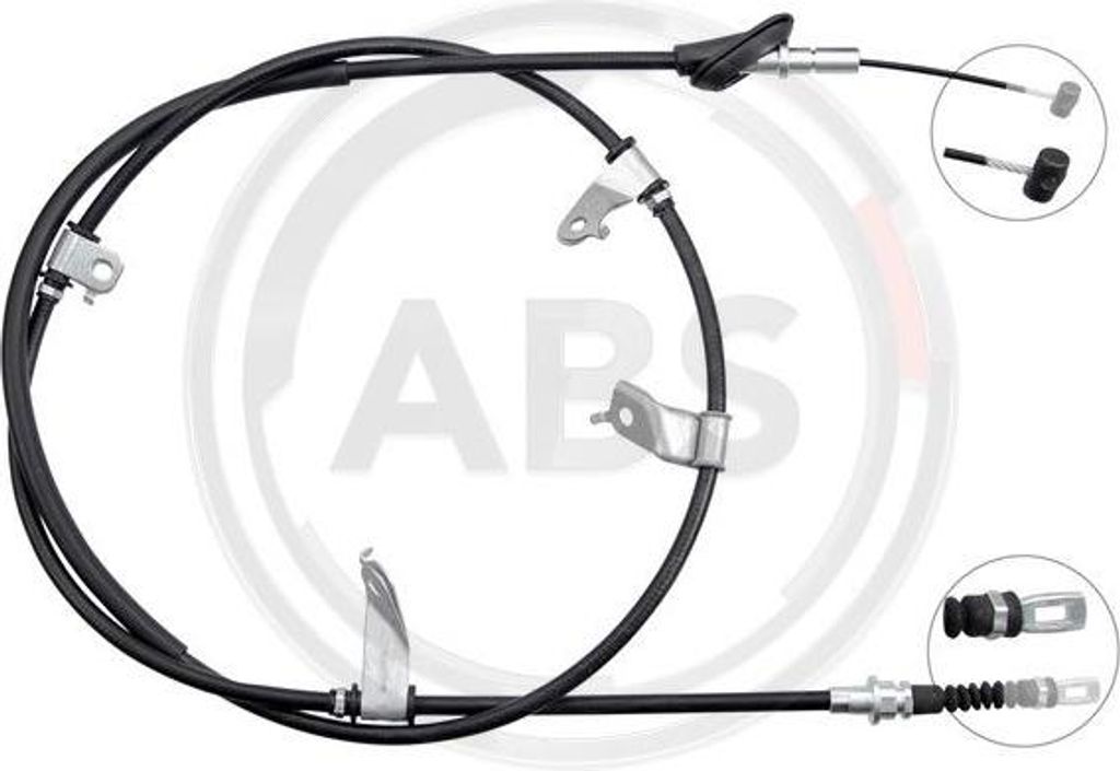 A.B.S. K17265 Seilzug, Handbremse OE 47560SNAA52 kompatibel mit Civic