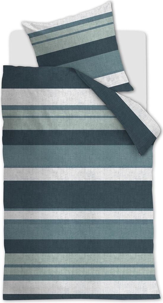 Ambiante Renforcé-Bettwäsche-Garnitur Dani Farbe Blue Größe 155x220+80x80