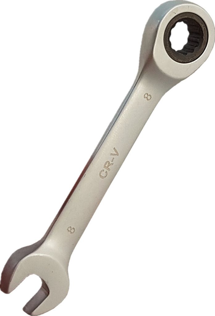 KURZE Ringmaul Ratschenschlüssel SW 8mm CRV feinverzahnt Ringmaulschlüssel Bohrfux