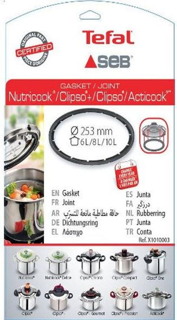 Joint  8 L Ou 10 L Nutricook / Clipso+ / Clipso / Acticook Image du produit 