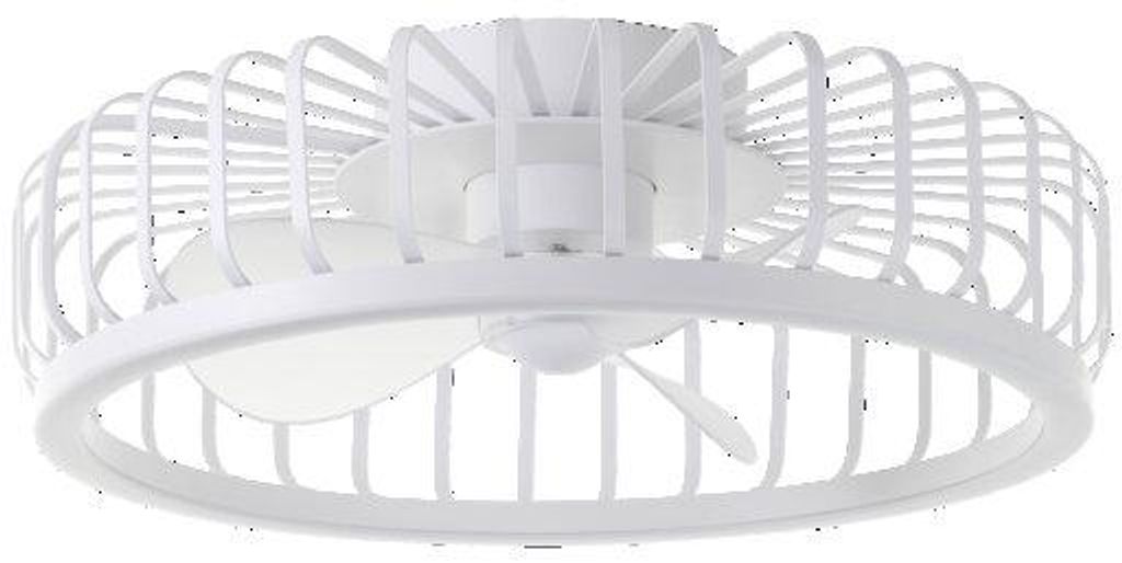 Brilliant G80920/05 Capo LED Deckenleuchte Ventilator 48 cm weiß Metall/Kunststoff weiß LED integriert
