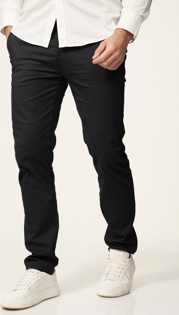 DAILY Baumwolle Herren Chinohose DCPROVO Herren Chino Hose Elastische Jeans Stoffhose Slim-Fit Casual Business