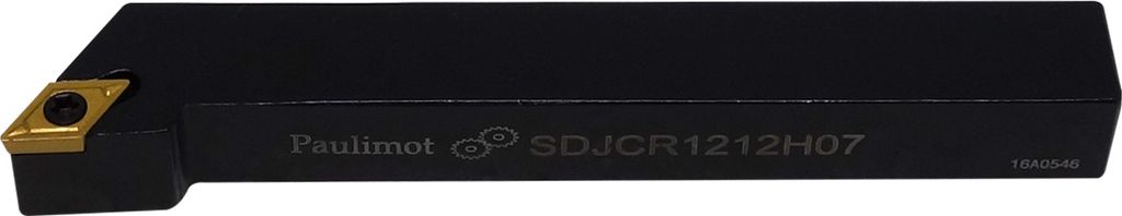 PAULIMOT Drehmeißel mit Wendeplatte 12 x 12 mm SDJCR1212H07