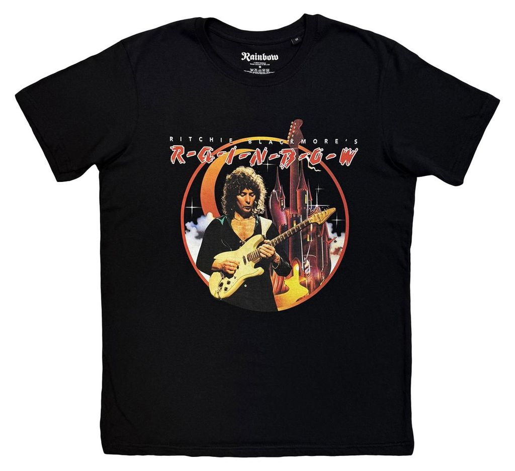 Rainbow - "Richie Blackmore" T-Shirt für Herren/Damen Uni RO15785 (S) (Schwarz)