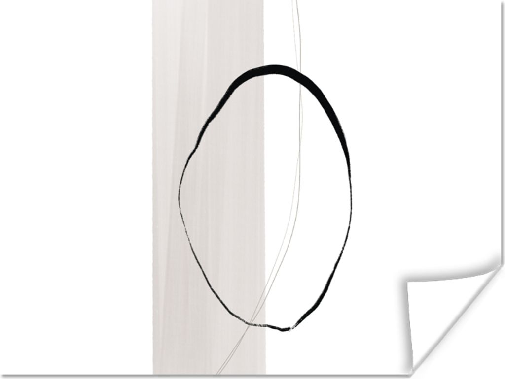 MuchoWow Poster Abstrakt - Pastell - Design 80x60 cm - Kunst für zu Hause