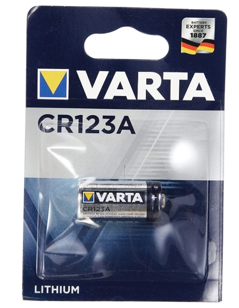 Varta CR123A, CR123A, Lit, 3 V, 10 szt., 34,5 mm, 1,7 cm Zdjęcie produktu 