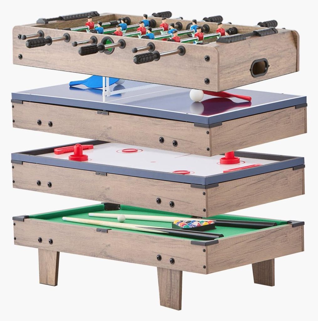 VEVOR Ensemble de tables de jeu combinées 4 en 1, table Image du produit 