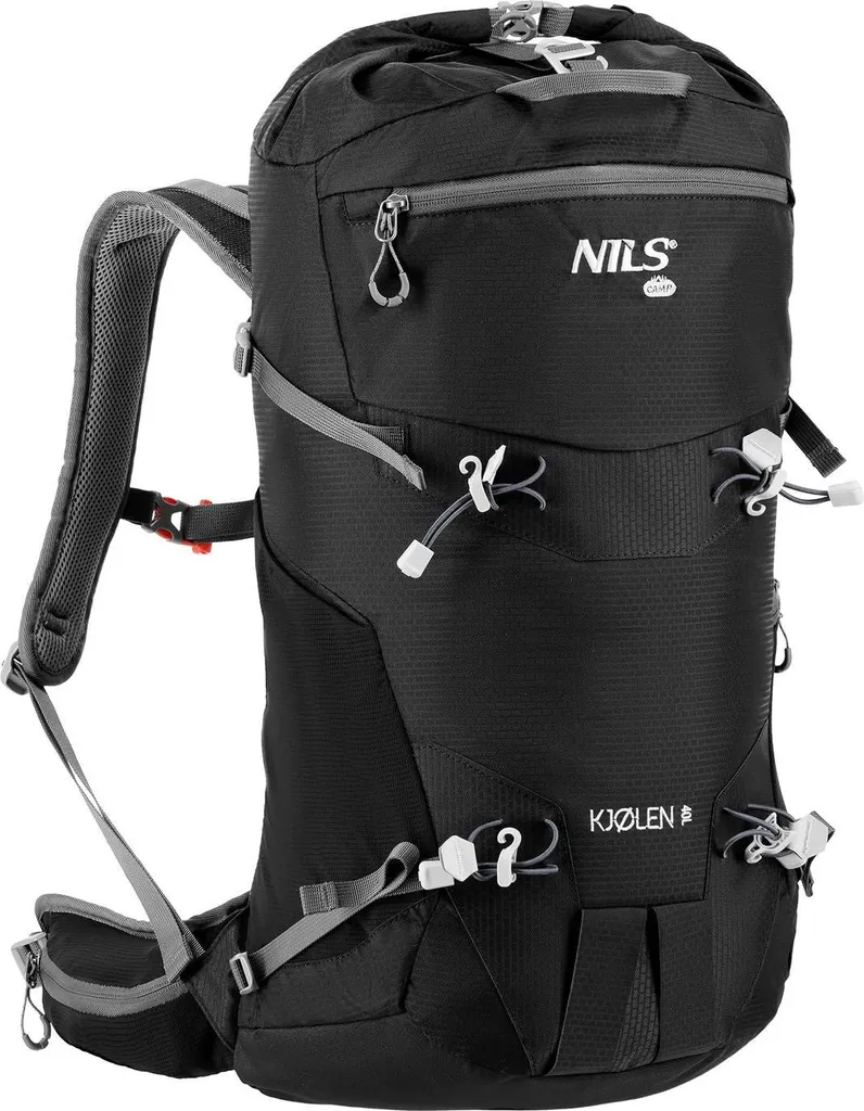 Sac de voyage 40L ultra léger noir en tissu haute résistance durable