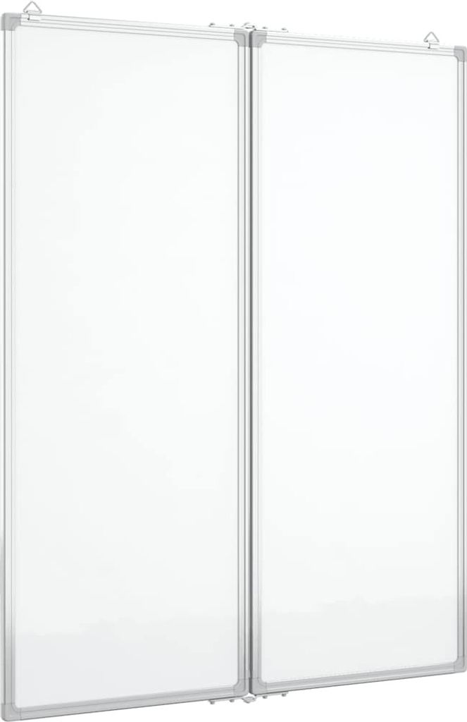 vidaXL Magnetisches Whiteboard Klappbar 80x100x1,7 cm Aluminium