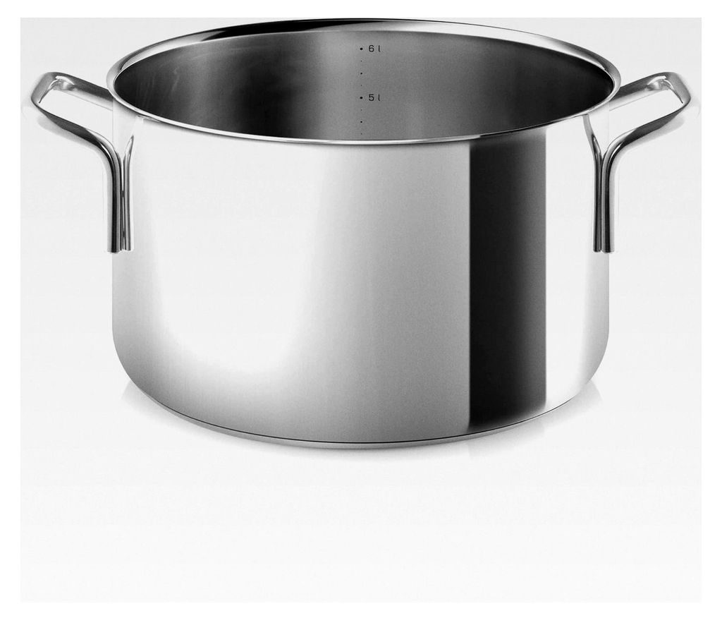 Eva Trio | Topf 6,5l Steel line | 90 % recycelter Edelstahl