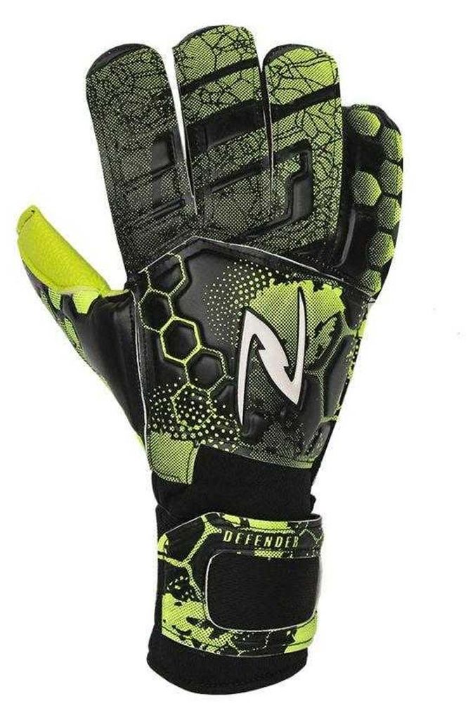 Inny - Torhüter-Handschuhe für Herren/Damen Unisex PP10528 (7) (Schwarz/Grün)