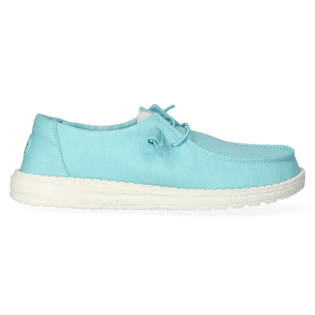 HEYDUDE Wendy Canvas Damen Halbschuhe Turquoise Größe 43