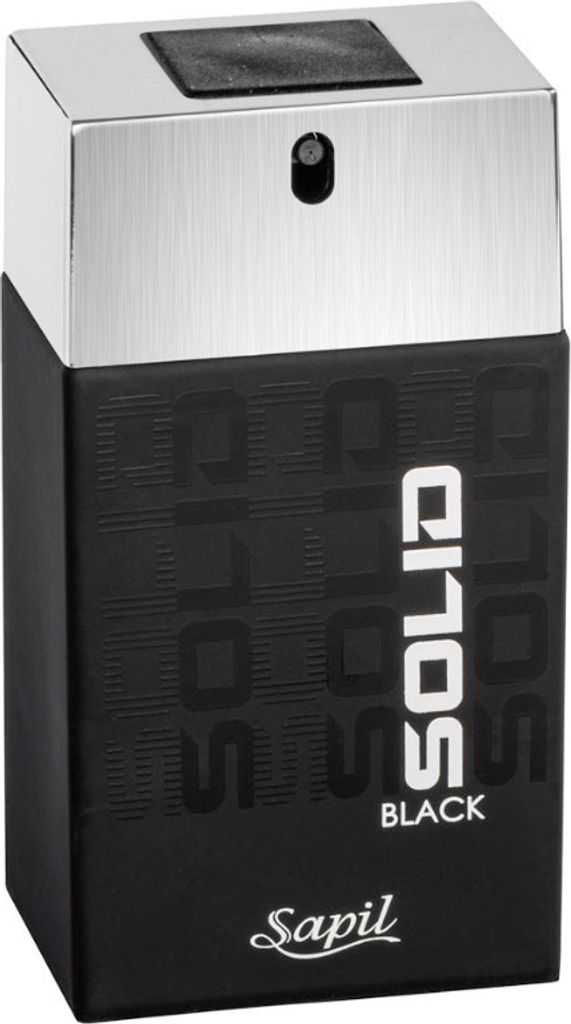 Sapil Solid Black for Men 3.4 Fl Oz / 100ml