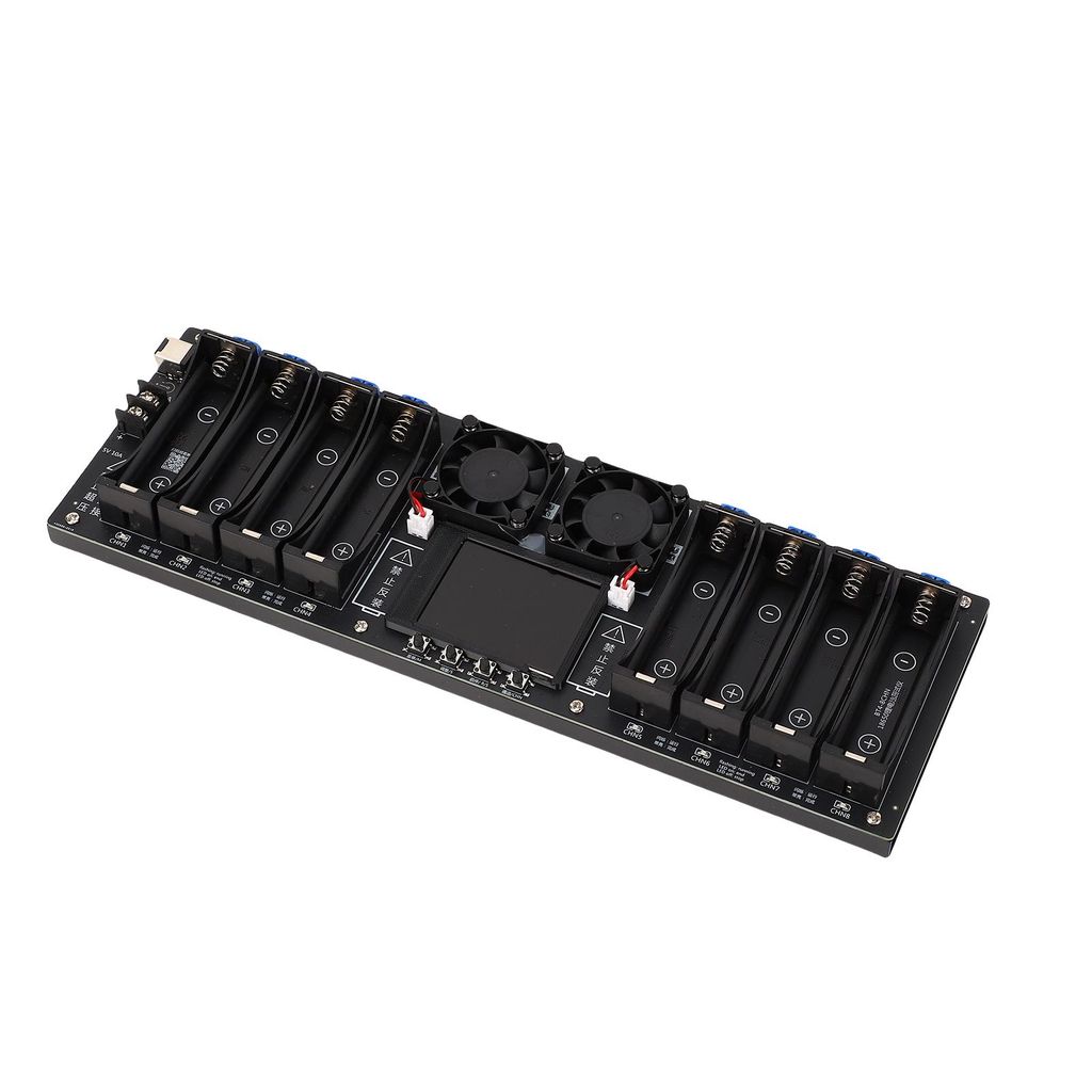 8kanálový tester baterií 18650 2,4palcový TFT displej Test Obrázek produktu 