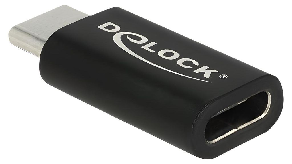 DeLOCK 65697, USB Type-C, USB Type-C, Schwarz