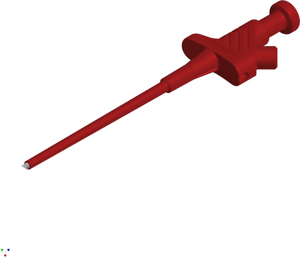 Hirschmann Prüfmittel-Set PMS 4 | KLEMMPRÜFSPITZE ROT
