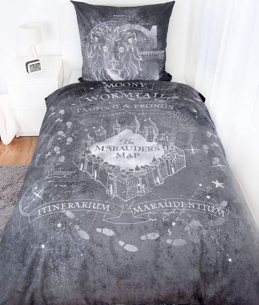 Harry Potter Karte des Rumtreibers Wende Bettwäsche 2tlg Produktbild 2
