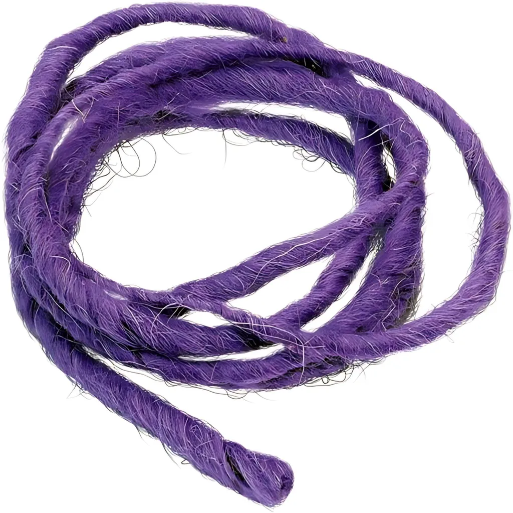Cordon de Laine Violet 2m pour Lettrage Tricotin et Déco de Chambre