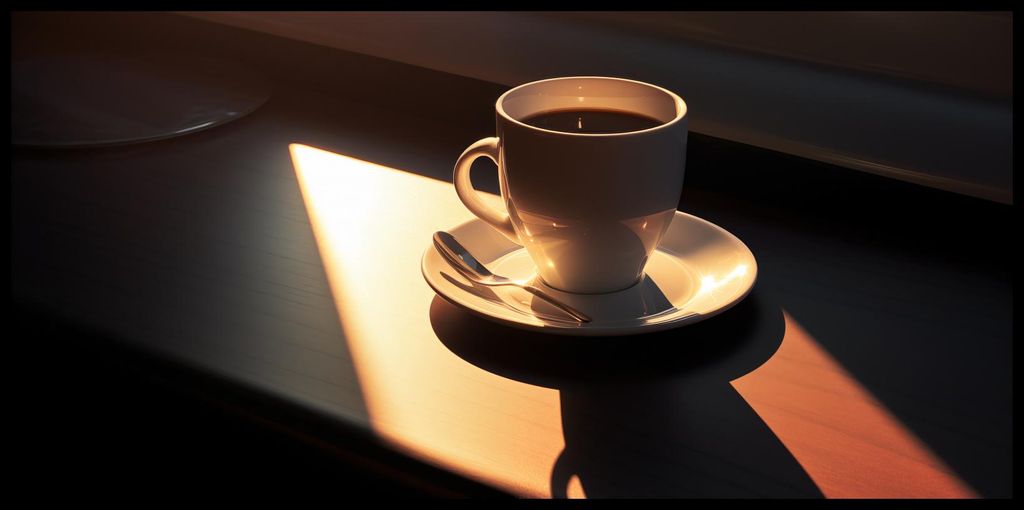 Plakat 91,3x44,5cm Kaffee am Morgen