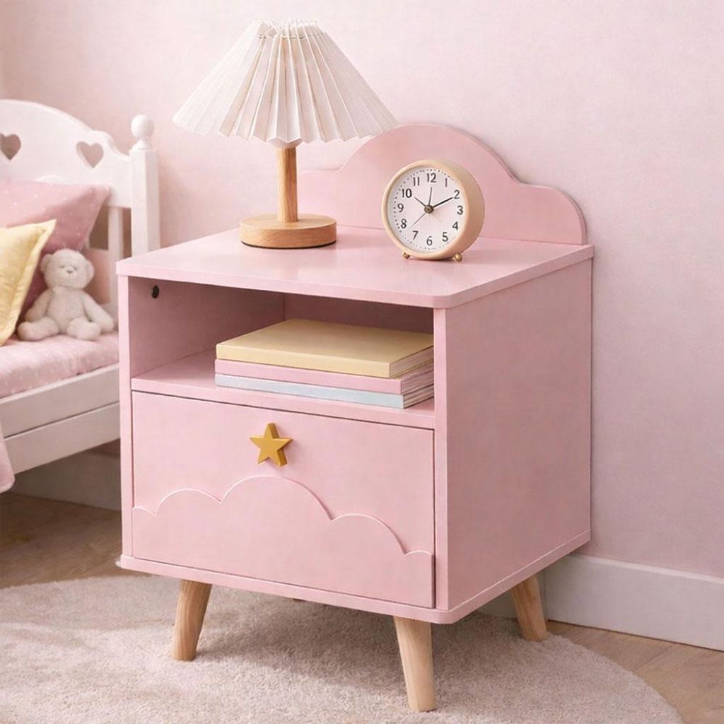 Baninni Nachttisch Cloudy Rosa Produktbild 